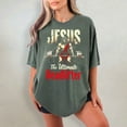 thumbnail image 6 of Christian Workout Shirt – Comfort Colors Jesus The Ultimate Deadlifter Tee | Faith-Based Gym T-Shirt for Men & Women | Religious Fitness Apparel, 6 of 8