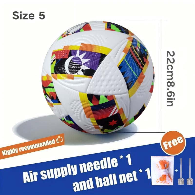 Competition Football Size 5 Youth Team Professional Soccer Team Sports Professional Training Ball Wear-Resistant High Elastic