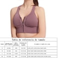 thumbnail image 3 of Brasier Deportivo para Mujer 2 Piezas Sujetador Deportivo con Cierre Frontal para Mujeres, Tirantes Soporte de Alto Impacto,para Hacer Yoga, Fitness, 3 of 5