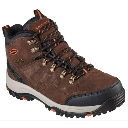 

Skechers Men s Relaxed Fit Relment Pelmo Lace Up Waterproof Hiking Boot