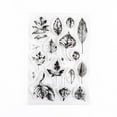 thumbnail image 4 of Fleurs Feuilles Tampon Caoutchouc Silicone Transparent Sceaux Album Photo, C0G9, 4 of 9