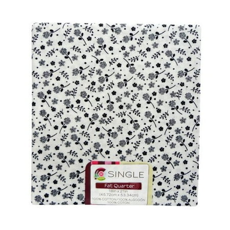 Creative Cuts 18" x 21" Fat Quarter Assortment White Fabric, 1 Each