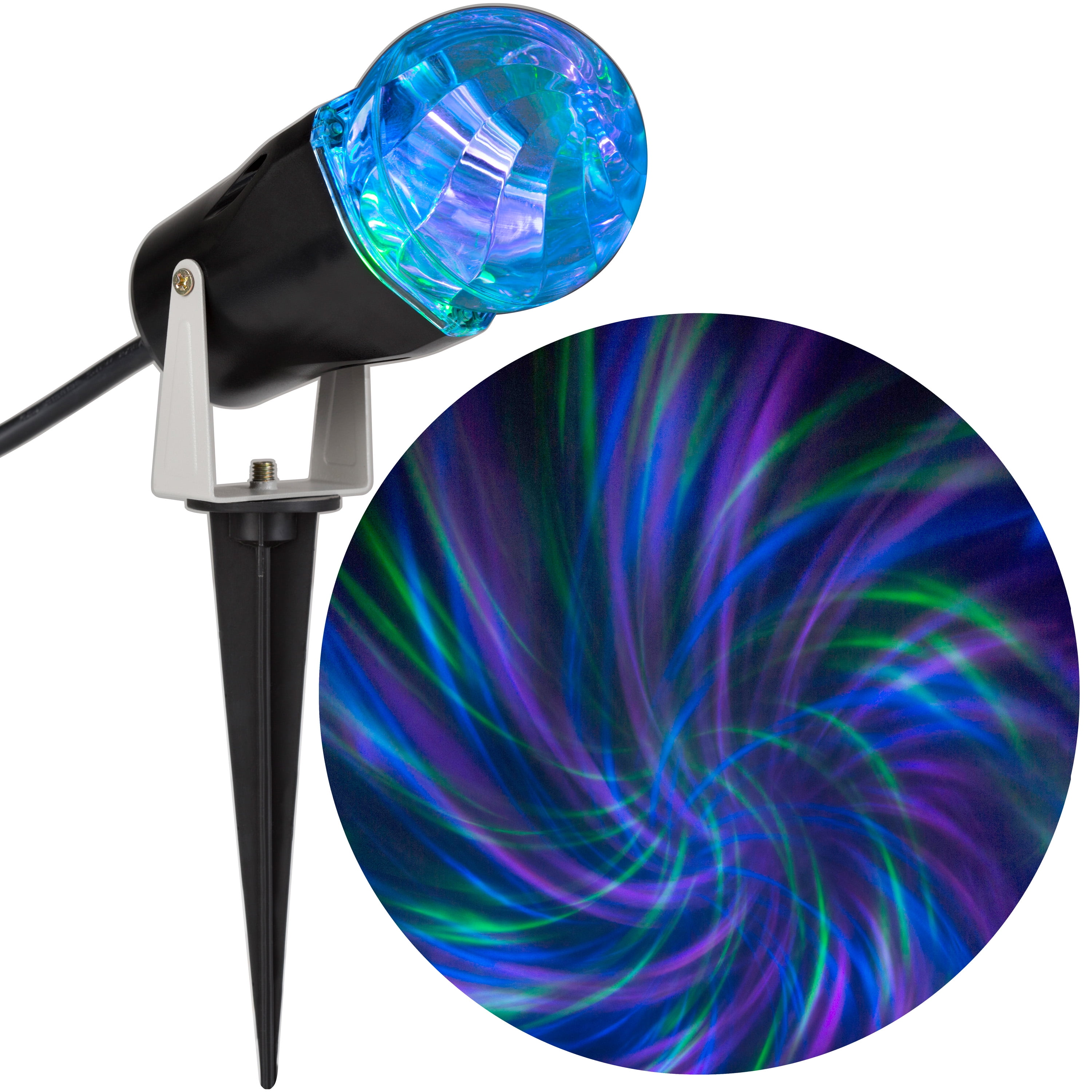 Gemmy Lightshow Stake Projection Kaleidoscope Spot Light For Christmas Holiday 