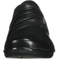 thumbnail image 2 of Clarks Mocassin Hope Roxanne pour Femmes, Cuir Noir, 7.5 m US, 2 of 8