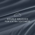 thumbnail image 3 of Breathable Cool Wrinkle Resistant 4-Piece Bed Sheets Set, Stone, Twin XL, by Comfort Canopy, 3 of 9