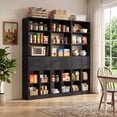thumbnail image 3 of Homieasy 3-Pack 22" Closet System with Drawers, Flexible Wardrobe Storage Units for Bedroom, Walk-in Closet & Small Spaces,Black, 3 of 6