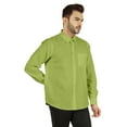 thumbnail image 3 of Bestman Long Sleeve Cotton Flex Shirt For Mens Button Down W/ Patch Pocket Office Wear, 3 of 7