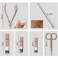 thumbnail image 5 of Xukmct 10 Pcs Professional Stainless Steel Nail Clipper Set Manicure Pedicure Kit Grooming Tool Set for Men Women, 5 of 7