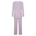 thumbnail image 4 of Posijego Women's Fall Pajama Sets 2 Piece Soft Long Sleeve PJs Top Sleepwear Pants with Pockets Loungewear, 4 of 6