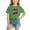 Green#9527, variant on BOOMNY Baby Girls Short Sleeve T-Shirts Crew Neck Cherry Graphic Tee Tops for Girl Soft Dailywear