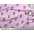 thumbnail image 2 of Soimoi Rayon Fabric Paisley Block Printed Fabric 1 Yard 56 Inch Wide, 2 of 3