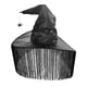 thumbnail image 4 of Sombreros de bruja Salvador para disfraz de Halloween Negro B, 4 of 9
