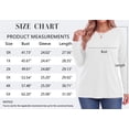 thumbnail image 6 of MOSHU 3 Pack T Shirts for Women Crew Neck Plus Size Women Shirts Long Sleeve Tees Casual Basic Fall Tops, 6 of 9