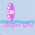 thumbnail image 2 of CafePress - Surfer Girl Pink Surf Board Baby/Toddler Bodysuit - Baby Light Bodysuit, Size Newborn - 24 Months, 2 of 4