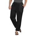 thumbnail image 1 of Inkmeso Solid Casual Bottom For Men's Lightweight Cotton Track Pants For Sleep/Workout Pajamas, 1 of 7