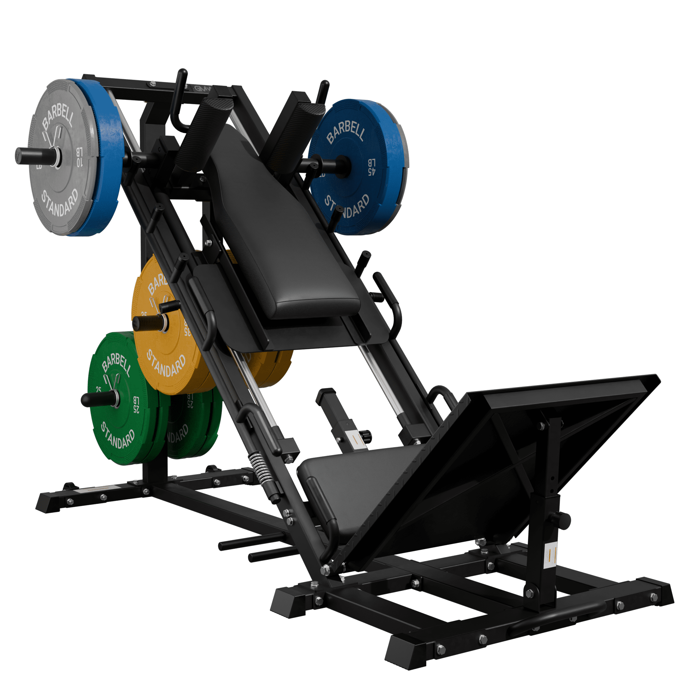 Hack Squat Machine - 230LBS Weight Plates