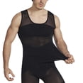 thumbnail image 2 of Men Body Shaper Slimming Vest Black Elastic Breathable Men Compression Shirt Vest For Men For Fitness ANGGREK Otros, 2 of 7