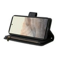 thumbnail image 4 of SaniMore Case for Google Pixel 8 6.3" 2023, PU Leather Zipper Wallet Cover [RFID Blocking] Card Slot Magnetic Clsap Flip Folio Wrist/Crossbody Strap Kickstand Full Protective Cover, Black, 4 of 13