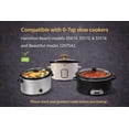 thumbnail image 4 of 7 Quart Slow Cooker Ceramic Pot Replacement for Hamilton Beach 33474G 33473 33576  Beautiful 22975A1, 4 of 5