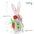 thumbnail image 6 of Easter Bunny Gnomes Spring Gifts Decor, Elf Dwarf Ornaments Valentine Gnome Plush Handmade Gifts, 6 of 6