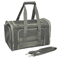 Lioneon Pet/Dog/Cat/Puppy Soft-Sided Travel Carrier for Small/Medium Up to 15LB - Gray