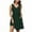 Green, variant on Summer Dresses For Women 2025 Sevevn Fashion Women's Casual Comfortable Solid Sleeveless V-Neck Pocket Dress