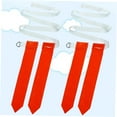 thumbnail image 3 of GOOHOCHY 2 Pcs Ceintures de Football Drapeau Réglables Rouge PVC Faciles à Attacher et Détachables pour Pratiques Jeux, 3 of 8