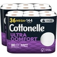 thumbnail image 1 of (36 Mega Rolls = 144 Regular Rolls), 312 Sheets per Roll - Toilet Paper, Strong Toilet Tissue, 1 of 5