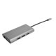 thumbnail image 3 of Z‑030 Estación de acoplamiento de concentrador tipo C 10 en 1 USB3.0/PD/HDMI/RJ45/VGA/Tarjeta de memoria/Adaptador de 3,5 mm, 3 of 8