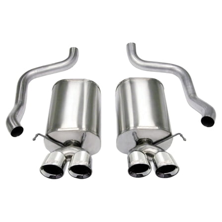 Corsa 05-08 Chevrolet Corvette C6 6.0L V8 Polished Sport Axle-Back Exhaust