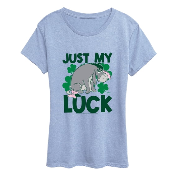 Winnie The Pooh - Just My Luck Eeyore Women's Short Sleeve Graphic T-Shirt