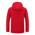 thumbnail image 5 of IROINNID Men's Ski Jacket Solid Windbreaker Waterproof Coat with Warm Puffer Jacket Two-pieces Set Outdoor Warm Snow Coat,Red, 5 of 8