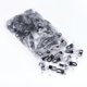 thumbnail image 3 of Anillo de tinta para tatuaje, contenedor de pigmentos, taza con esponja, kit de tatuaje para cejas, color negro y blanco, 100 unidades, 3 of 13