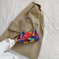thumbnail image 2 of Bolsa Geométrico Hit Color Underarm Bag Mujeres Casual Cadena Clutch (Púrpura) Ehuebsd Para Estrenar, 2 of 9