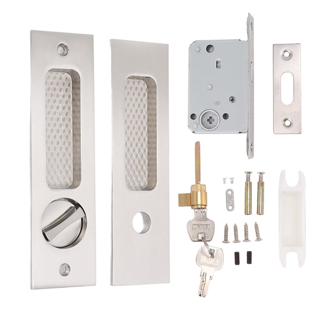 Cerradura de embutir NikouMX para puerta corrediza