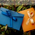 thumbnail image 4 of 24 Sobres Coloridos Para Tarjetas De Regalo Para Acción De Gracias Navidad Sobres Para Tarjetas De Felicitación Con Lazo De 8 X 4 Pulgadas Hermosos Sobres De Colores Nacarados Para Tarjetas De Visita, 4 of 5