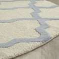 thumbnail image 3 of SAFAVIEH Collection Cambridge Tapis Rond 6 Pieds Ivoire/beige CAM121P Treillis Fait Main en Laine Premium, 3 of 4