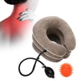thumbnail image 4 of Soporte Para El Cuello Collar Cervical Inflable Dispositivo De Tracción Para El Cuello Del Hogar Soporte Para Tractor Con Bola De Masaje Marrón ANGGREK Otros, 4 of 8
