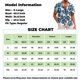 thumbnail image 3 of Hawaiian Shirt For Men Casual Fashion Summer Short Sleeve Buttons Printed T Shirt Top M, 3 of 5