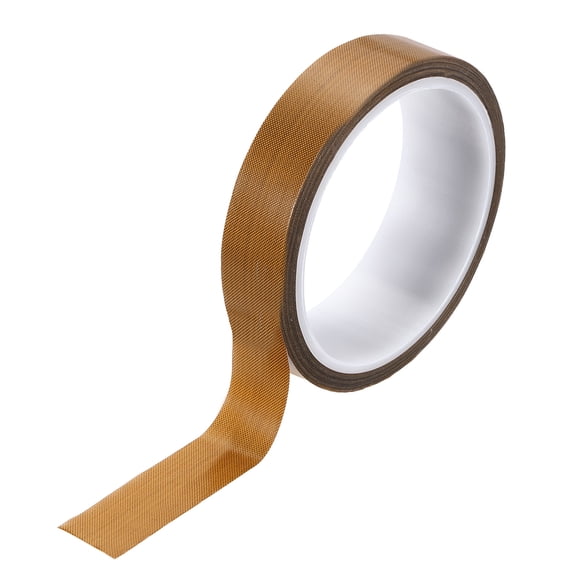 Uxcell High Temperature Tape 13/16 Inch x 33 Feet, Coated Fiberglass Adhesive Tape for Vacuum Sealer Machines Hand-Impulse Sealers Insulation, Brown