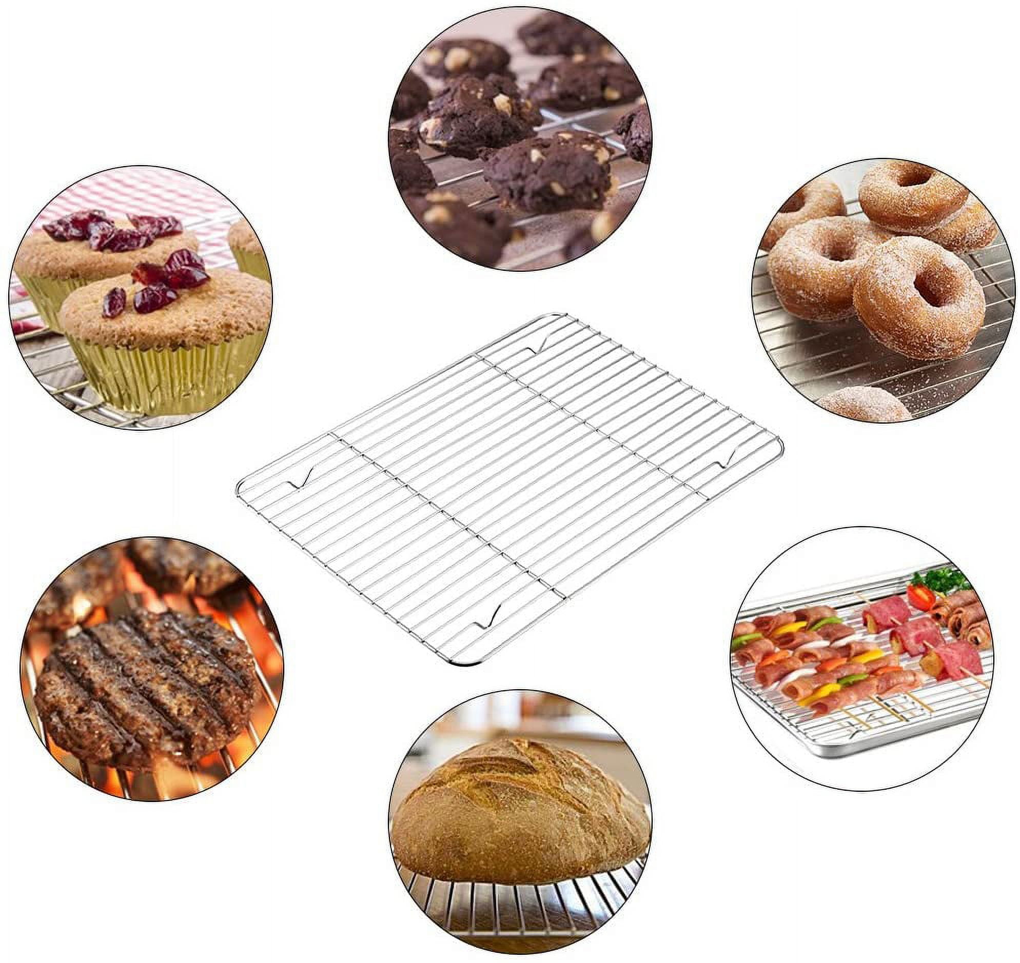 12x10x1 inch 3 Piece/set Stainless Steel Baking Pan Large Cookie Sheet Set  for