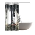 thumbnail image 2 of ABPHQTO Merry Christmas Tree Skull Gift Cortina de ducha de tela impermeable 160x180 cm, 2 of 2