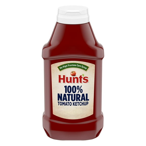 Hunt’s 100% Natural Tomato Ketchup, 38 oz Squeeze Bottle