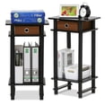 thumbnail image 5 of Mesa auxiliar Furinno Turn-N-Tube, paquete de 2 unidades, espresso Furinno Ver descripción, 5 of 5