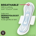 thumbnail image 6 of U by Kotex Maxi Pads With Wings Overnight, Unscented 14 ea (Pack of 4), 6 of 6