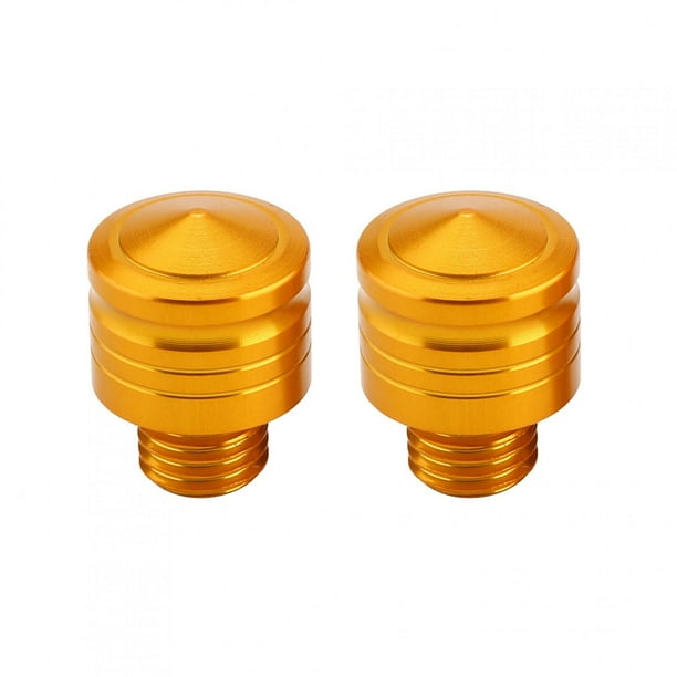 M10 * 1.25 Tornillos adaptadores universales de pernos de rosca para espejo retrovisor de motocicleta para Yamaha (Oro) Jadeshay A