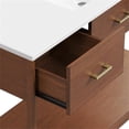thumbnail image 6 of Zaire 48" Single Sink Bathroom Vanity in Walnut White, 6 of 10
