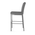 thumbnail image 3 of Amisco Perry Plus 30 In. Bar Stool - Grey Woven Fabric / Metallic Grey Metal, 3 of 9