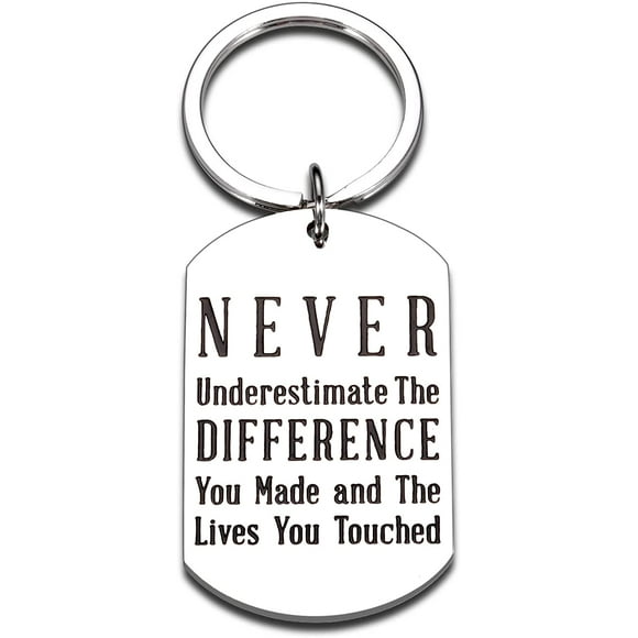 Coworker Christmas Gifts for Women Men Inspirational Keychains for Men Women Going Away Gifts for Coworker Leaving Gifts from Boss Birthday Farewell Work Retirement Gifts for Women