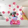thumbnail image 4 of LSLJS Christmas Gifts Box Explosion Valentine Decorations 2023 Merry Christmas Tree Surprise Gift Boxes with Folding Up Box Cards Surprise Bouncing Pink Envelope Box Pop-Up Valentine Gift Box(6Pcs), 4 of 7